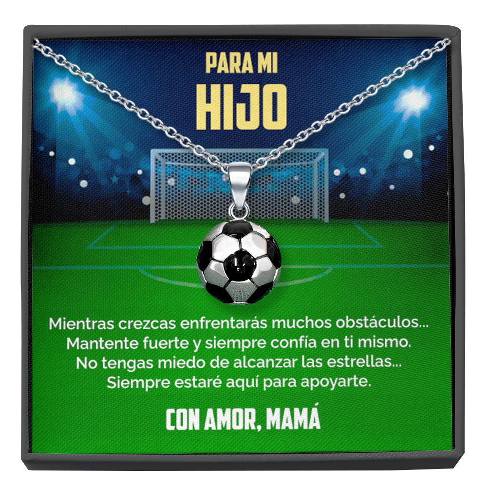 Collar Pelota y tarjeta dedicatoria - Confía en ti mismo