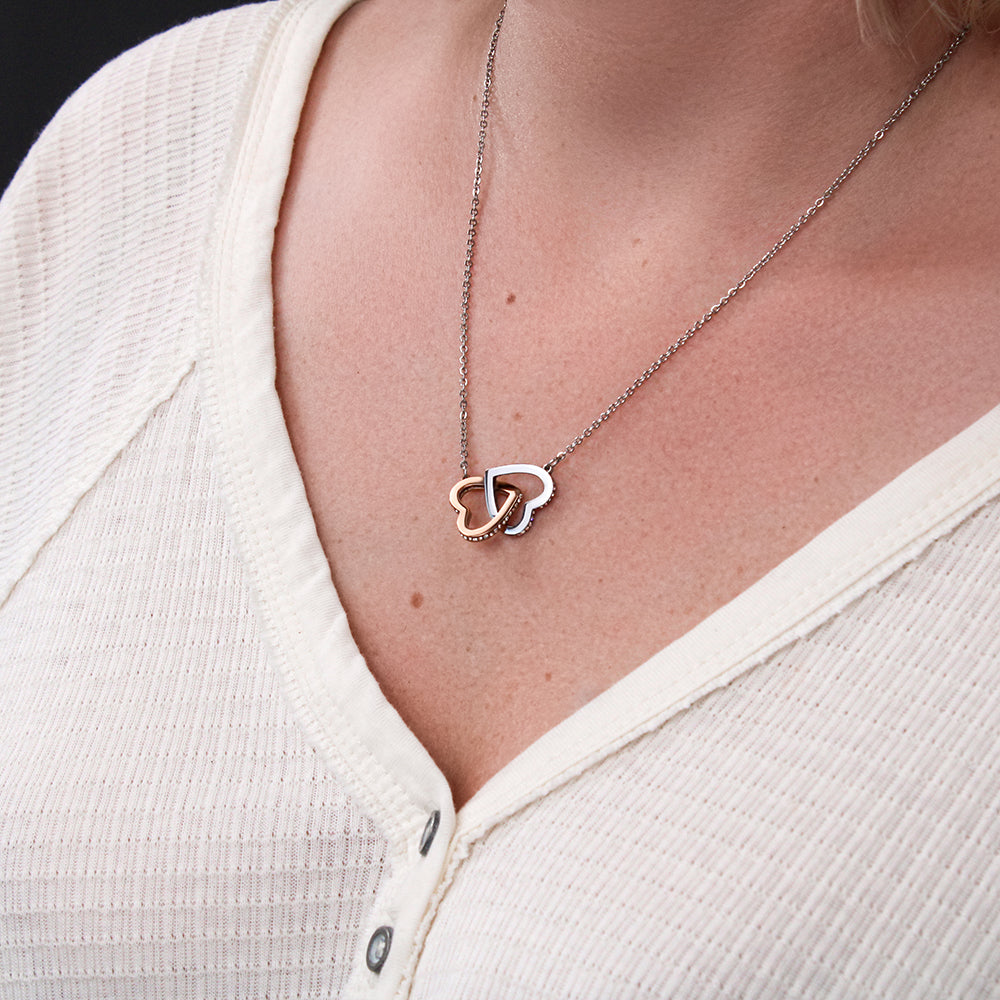 Collar con tarjeta dedicatoria - Quiero que sepas - Árbol y mariposas