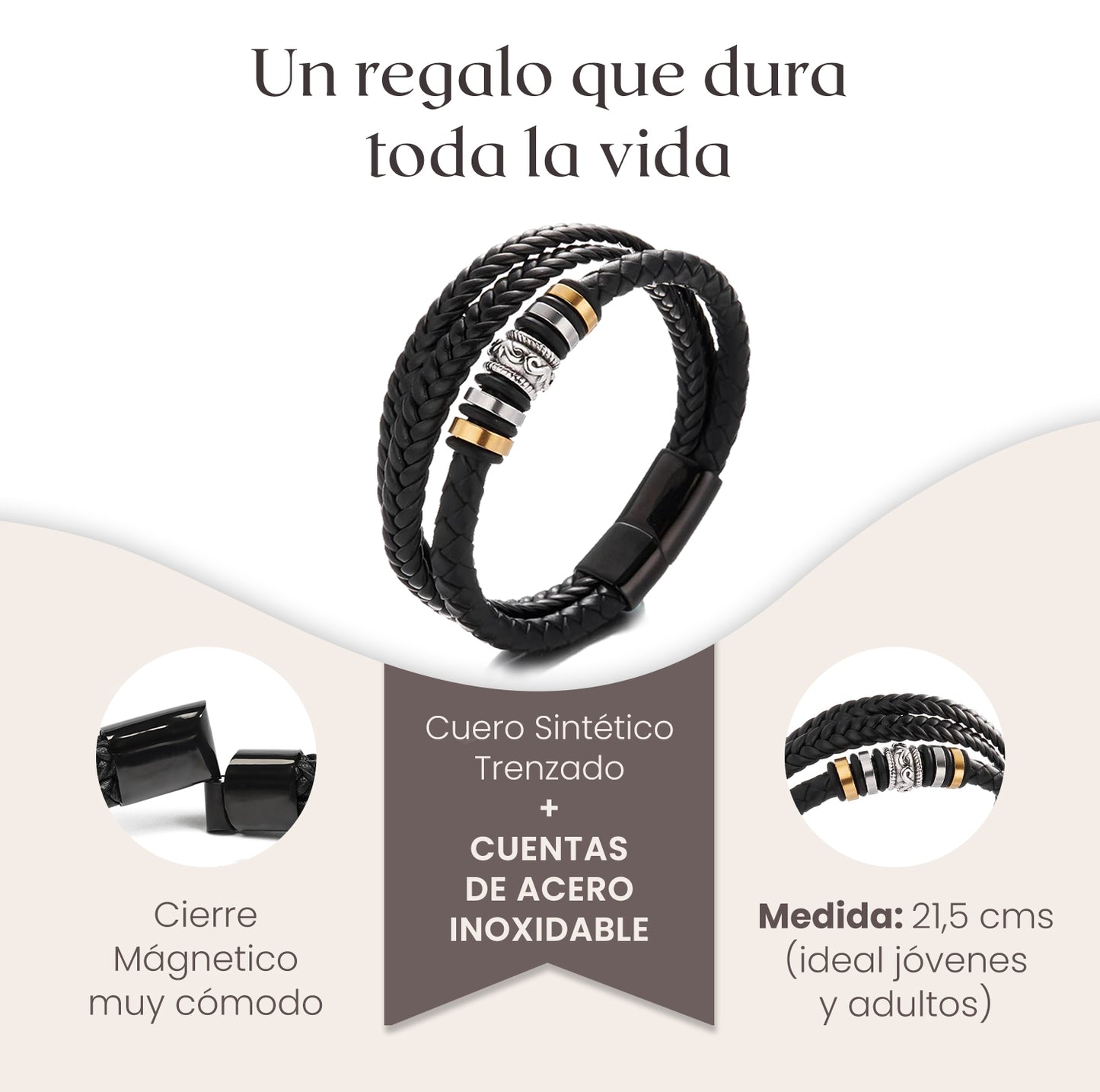 Pulsera tribal y tarjeta dedicatoria - Mi todo