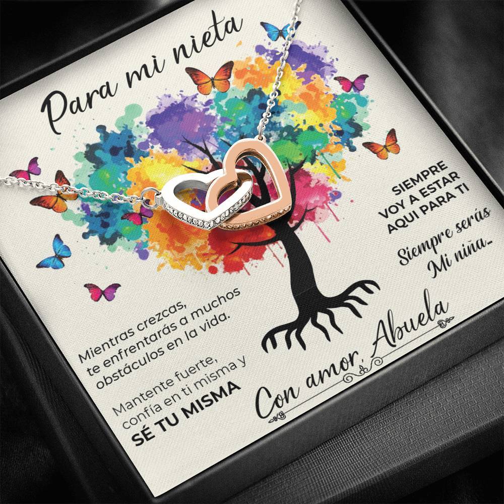 Collar con tarjeta dedicatoria - Confía en ti misma - Abuela