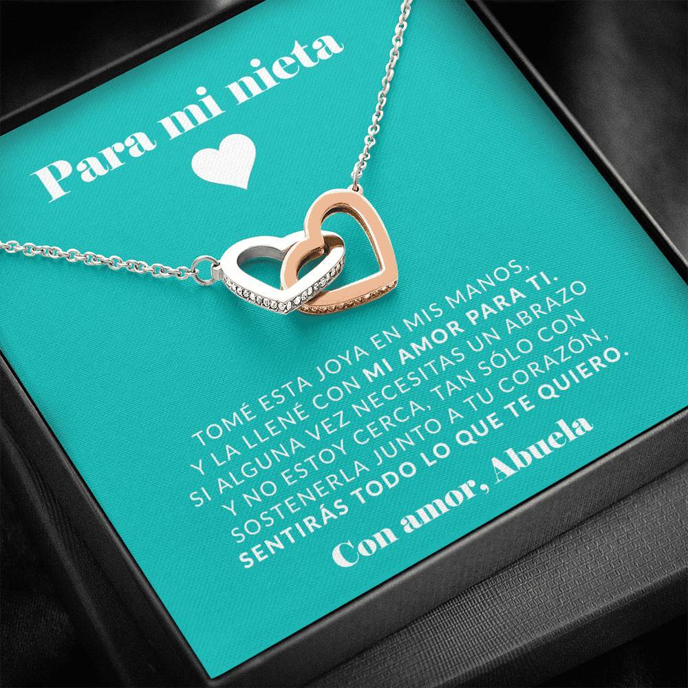 Collar con tarjeta dedicatoria - Todo lo que te quiero - Abuela