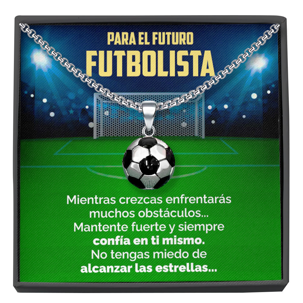 Collar Pelota y tarjeta dedicatoria - Futuro Futbolista