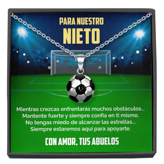 Collar Pelota y tarjeta dedicatoria - Confía en ti mismo - Abuelos