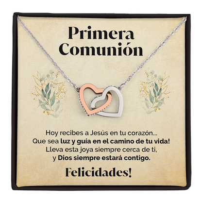 Collar con tarjeta dedicatoria - Primera Comunión